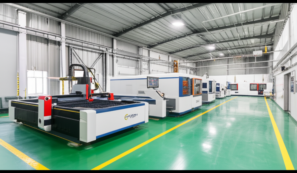 Contoh material dan pengerjaan logam untuk laser fiber untuk produksi metal berulang